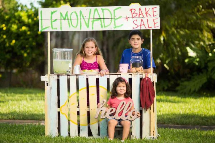 12 years making money with a lemonade stand