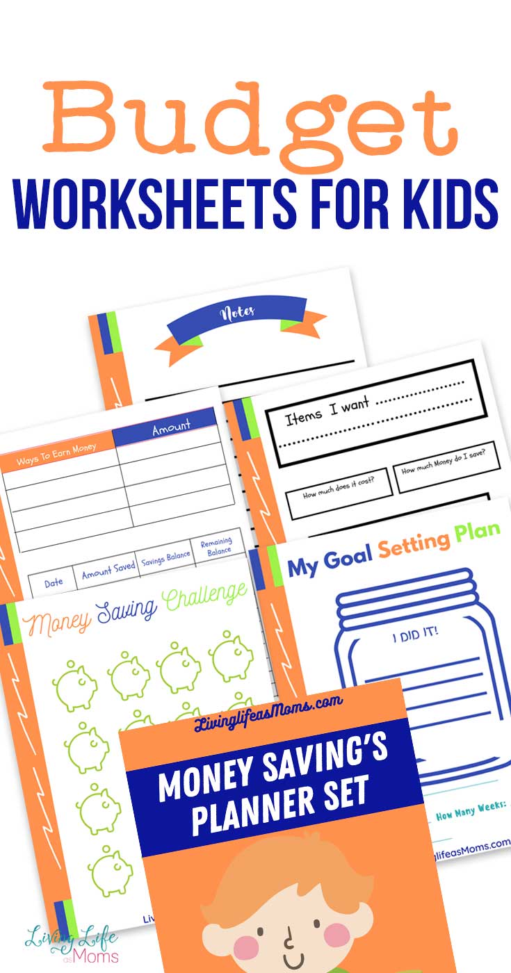 cute budget worksheets for kids savvy money lessons