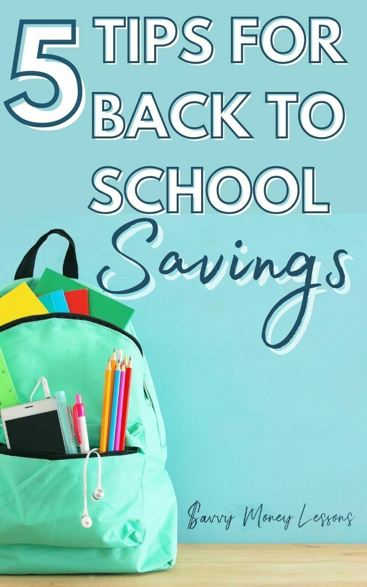 Tips for Back to School Savings