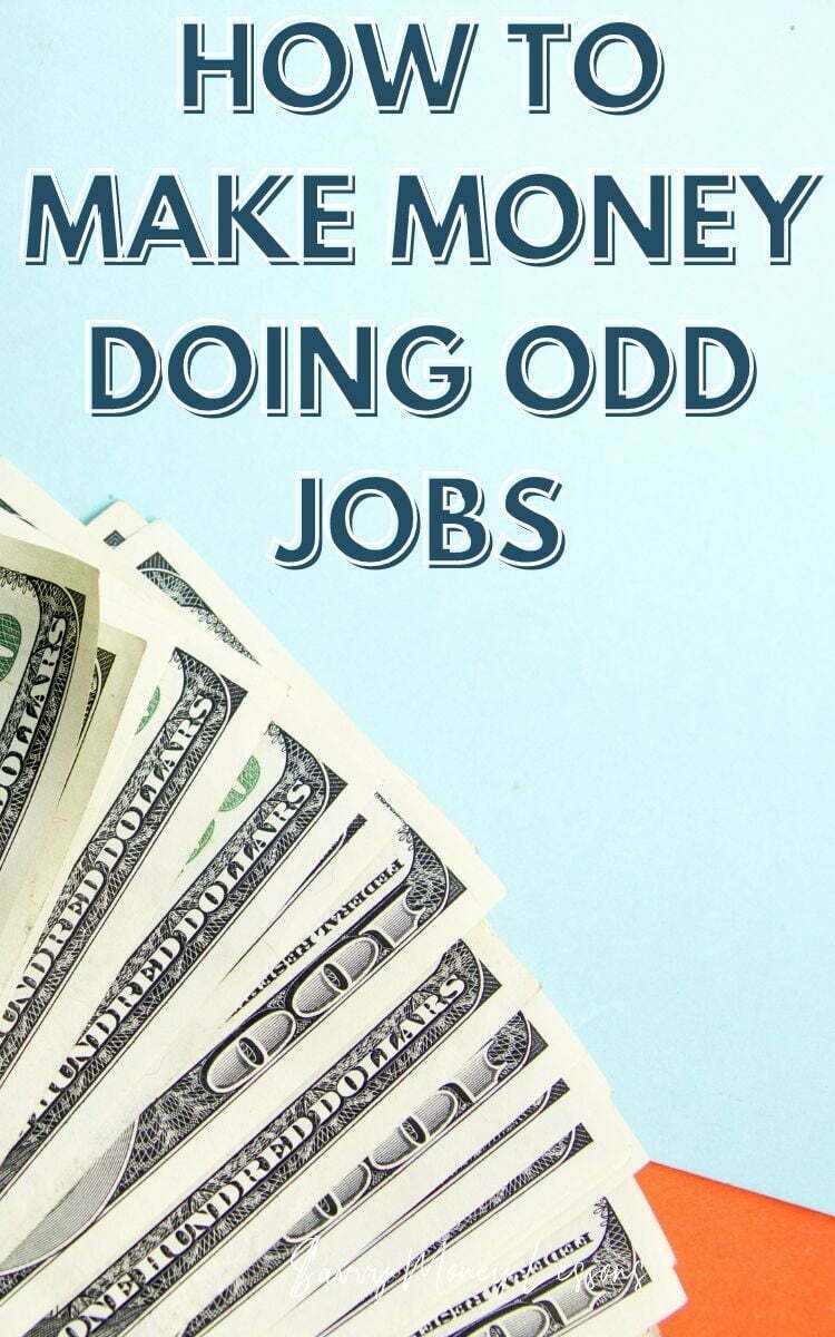 odd jobs for teens pinterest image