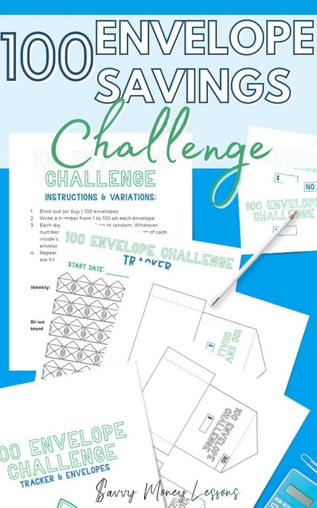 100 Envelope Challenge Chart [Free Printable Savings Tracker!]